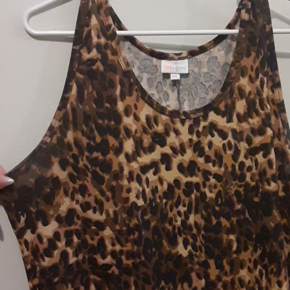 Lularoe Dani dress 2xl animal print
